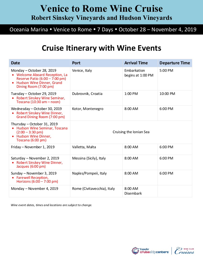 Sinskey and Hudson 2019 Itinerary with Wine Events_r2