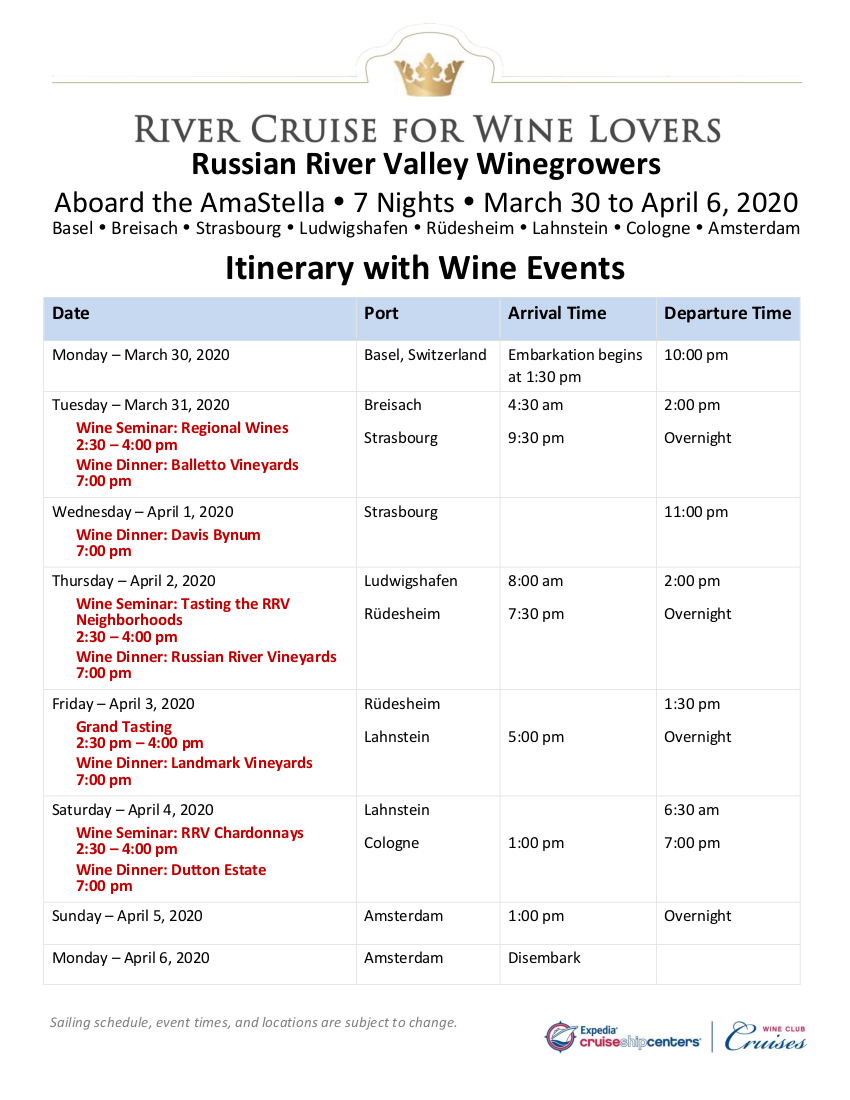 RRVW 2020 Itinerary with Wine Events_r1