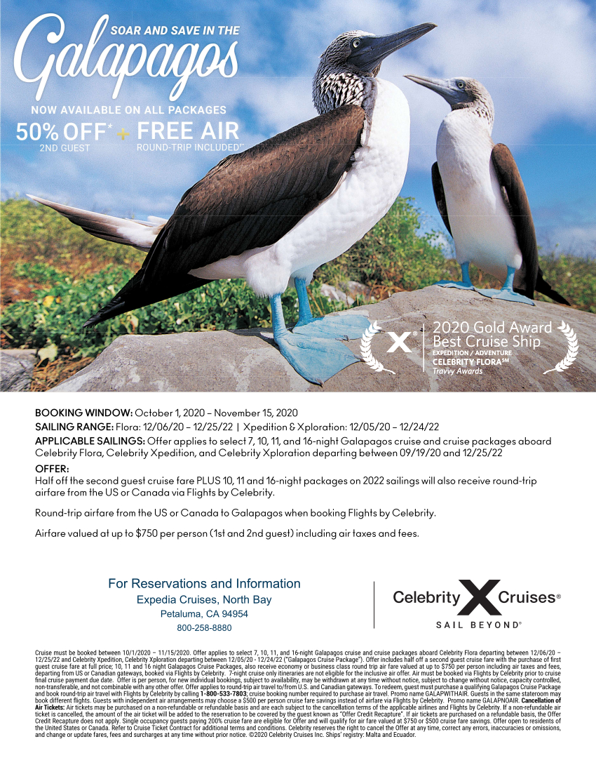 Galapagos Air offer for website