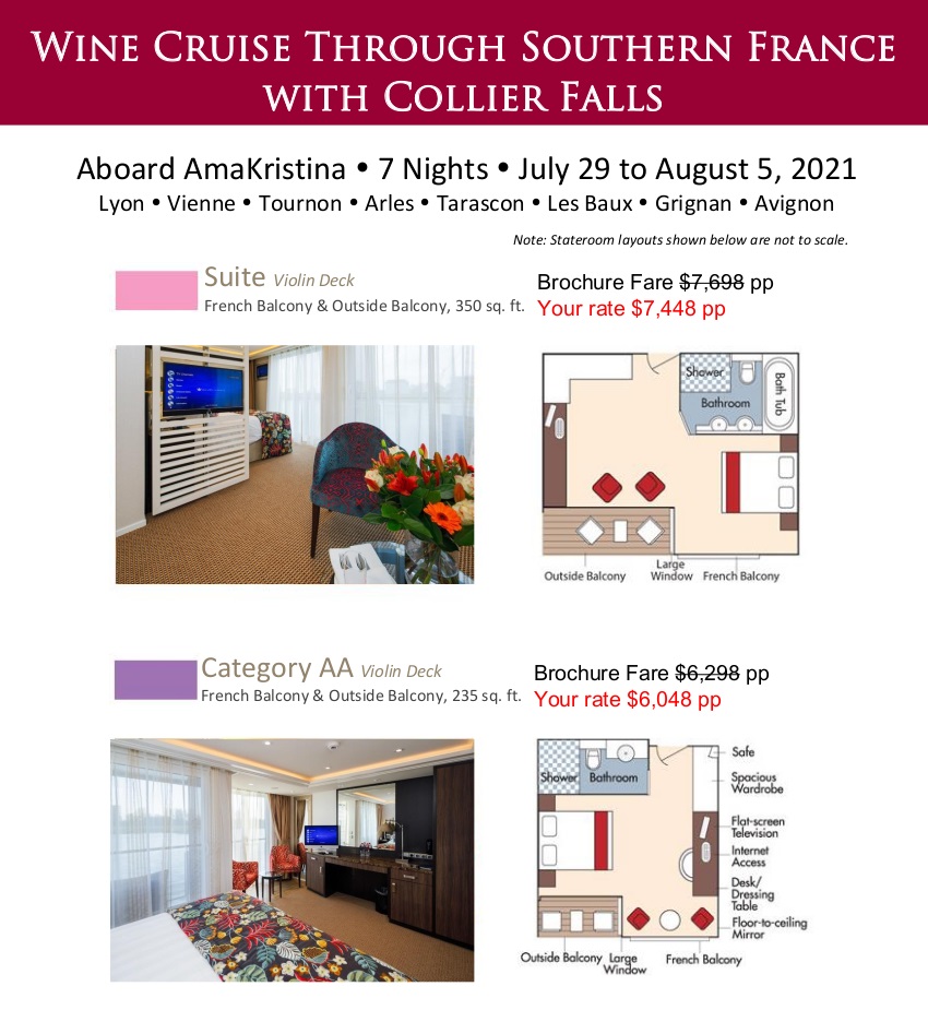 Stateroom Guide - Collier Falls 2021 Rhone 1
