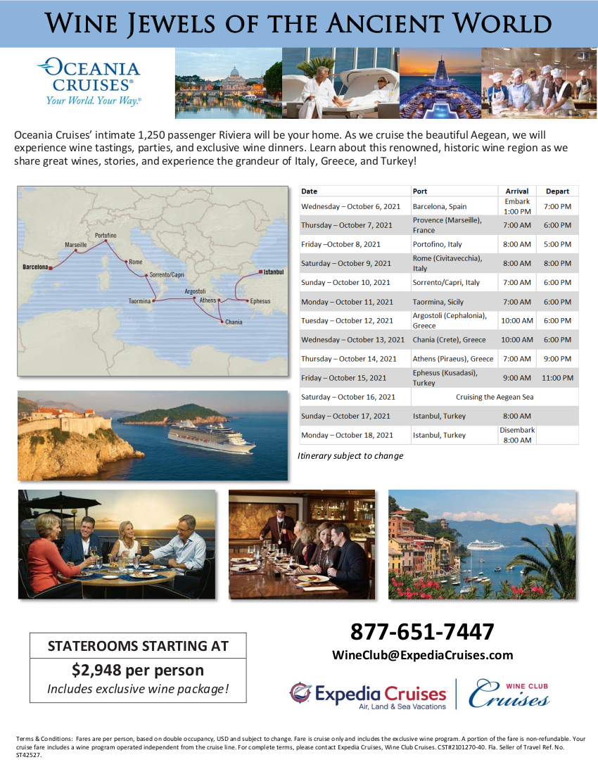 Oceania Greece and Turkey 2021 Cruise Flyer_r1 2