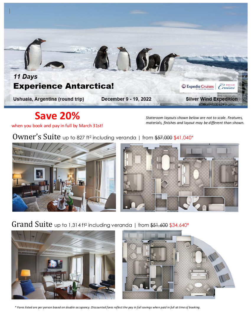 Stateroom Guide - Antarctica 2022 Cruise 1