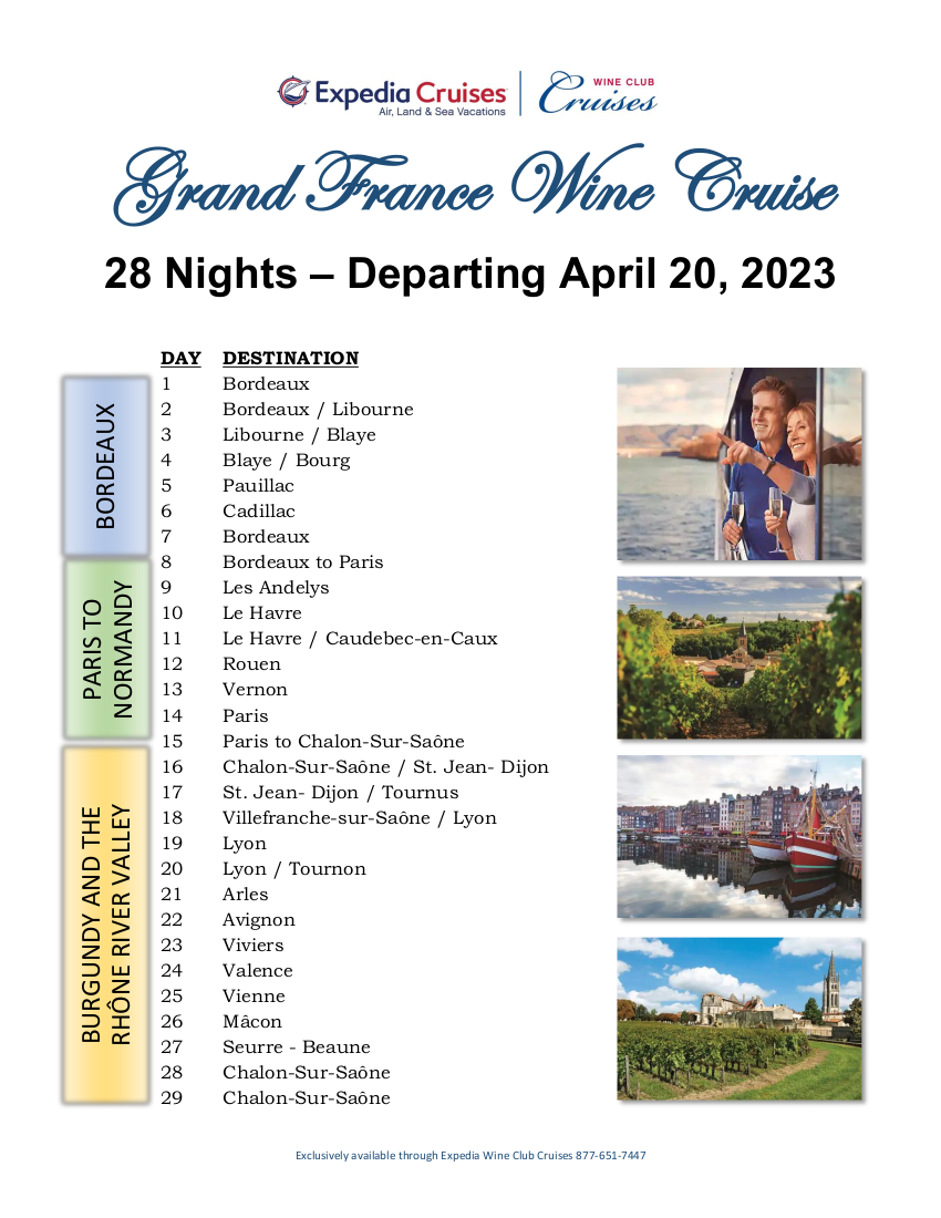 Grand France Wine Cruise Itinerary v2