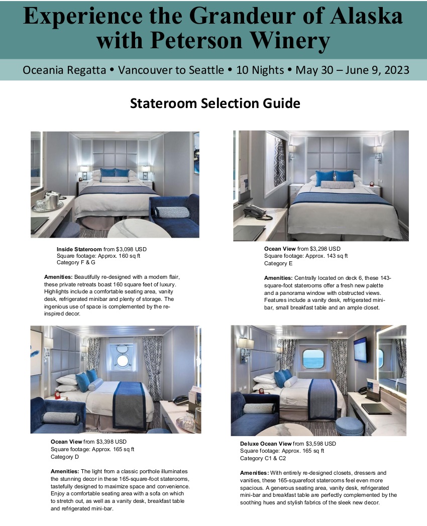 Stateroom Guide - Peterson 2023 1