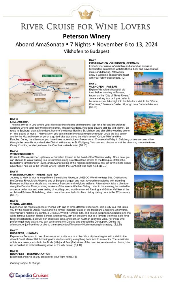 Itinerary Peterson 2024 Danube Expedia Wine Club Cruises   Itinerary Peterson 2024 Danube 600x1024 