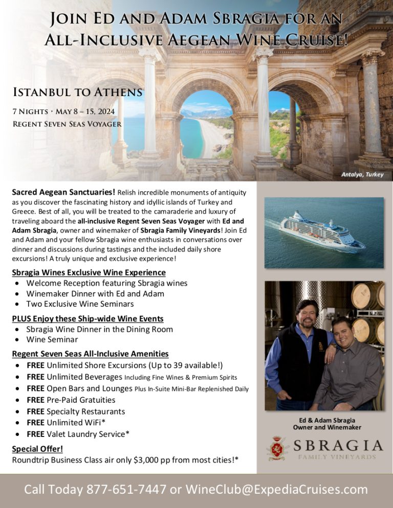 2024 Sbragia Aegean Wine Cruise Details Expedia Wine Club Cruises