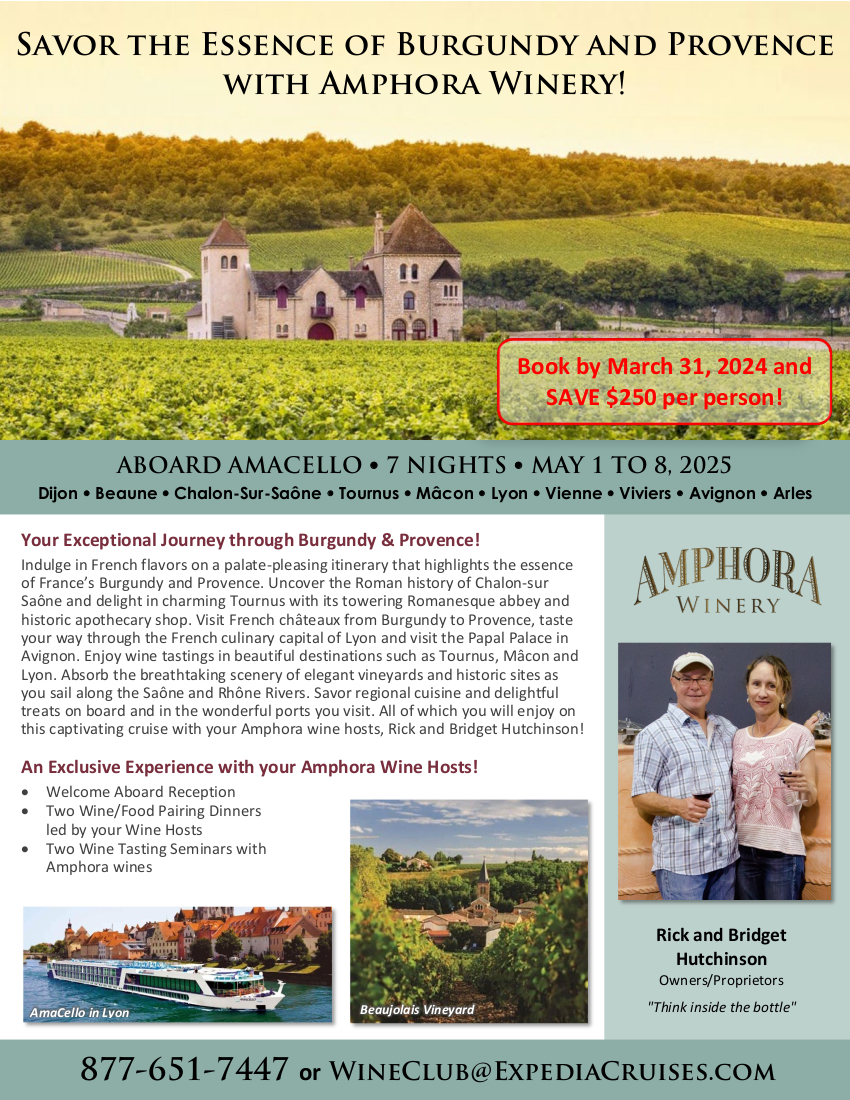 2025 Amphora Wine Cruise Details Expedia Wine Club Cruises