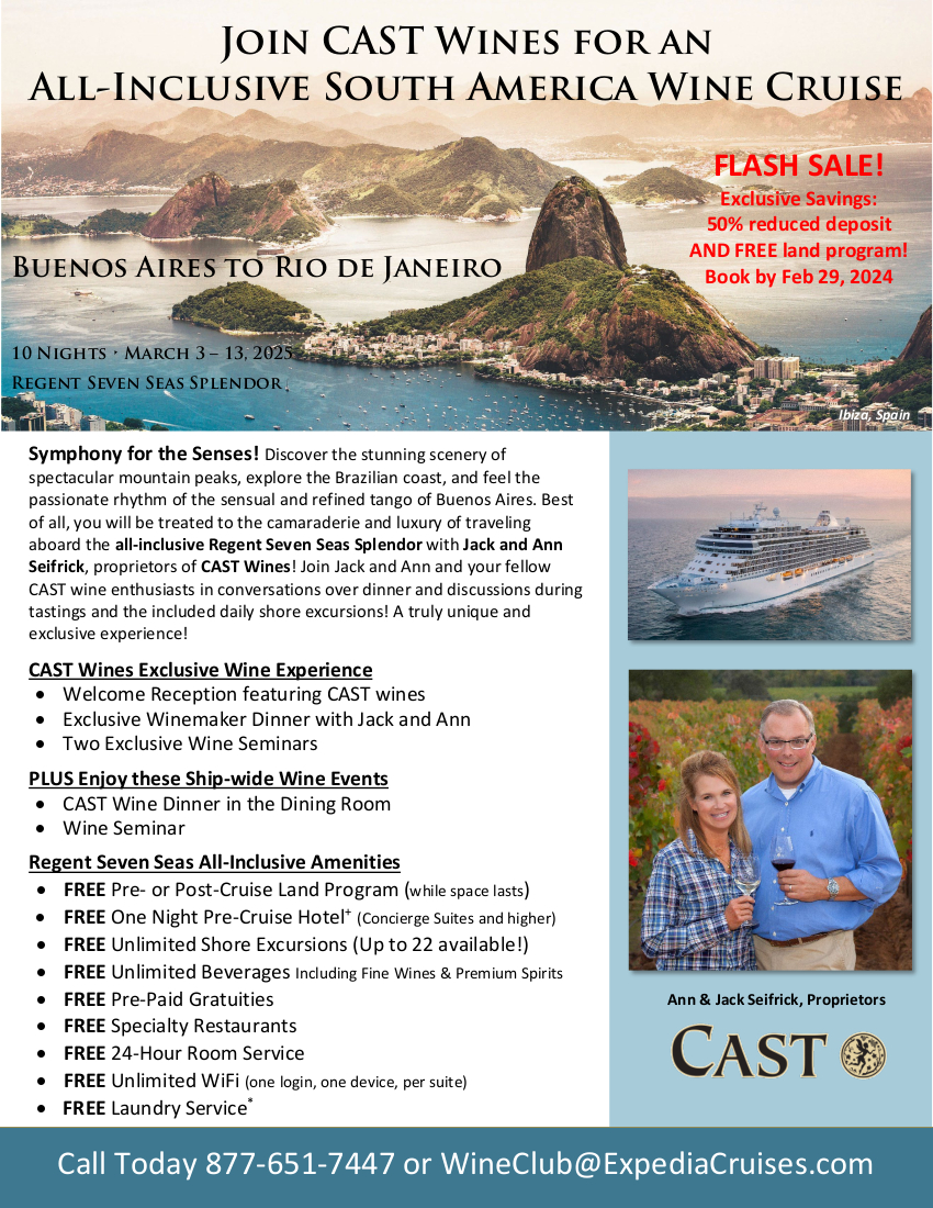 2025 Cast Wine Cruise Details Expedia Wine Club Cruises