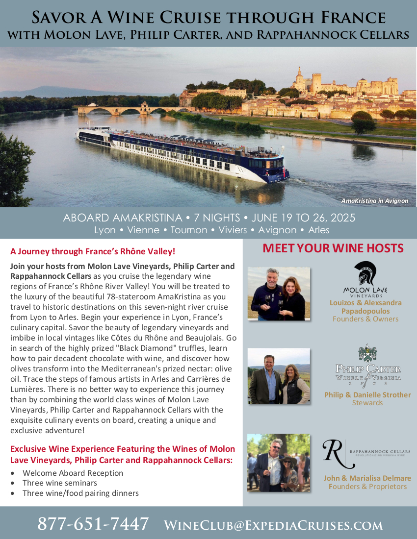 2025 Virginia Wineries Wine Cruise Details Expedia Wine Club Cruises